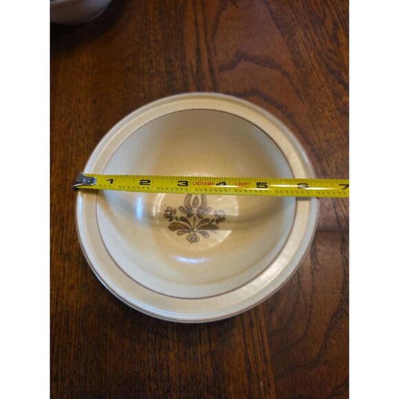 Set of 4 Pfaltzgraff Village Design Cereal Salad Soup Bowls 6-1/8" x 2" - Picture 3 of 6